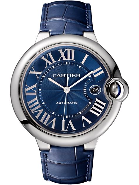 cartier blue watch|cartier blue balloon watch price.